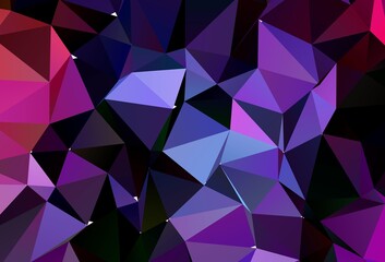 Obraz premium Light Pink, Blue vector abstract polygonal texture.