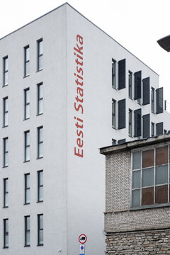 Tallinn, Estonia - Oct 31, 2021: Statistics Estonia building.