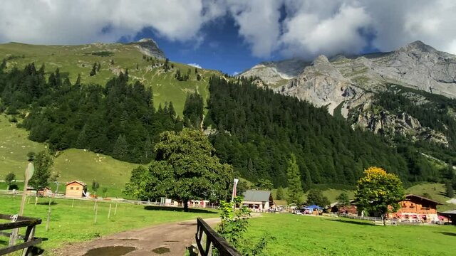 Eng Alm, Karwendel mountains in Tirol. European Alps Austria. 4K