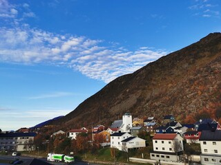 Fototapeta na wymiar Journey by Hurtigruten to the North of Norway