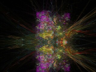 Imaginatory fractal abstract background Image