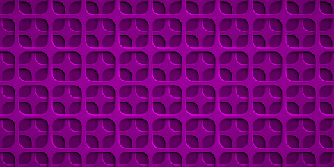 Abstract background with squares holes in purple colors