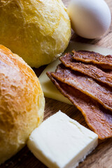 Breakfast ingredients 