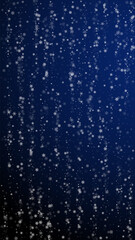Beautiful snowfall Christmas background. Subtle fl