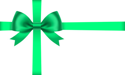 リボン　プレゼント　緑色　高級感　飾り　贈り物　素材