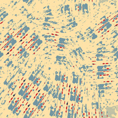 Neutral light blue yellow seamless abstract texture. Modern coastal living all over print. Irregular soft furnishing cover grunge background. High quality jpg swatch.