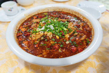 soup with meat