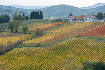 Obraz premium Autumn in Umbria, Italy
