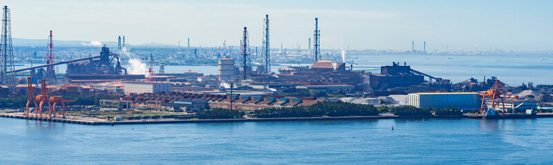 製鉄所　京葉工業地域　【 日本 の 社会科 の イメージ 】