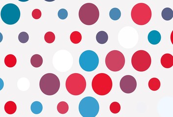 Light Blue, Red vector pattern with spheres.