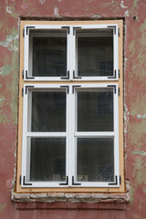 old wooden window  architecture ,