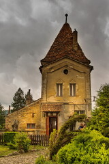 Naklejka premium Rope manufacturers tower (Turnul Franghierilor)part of Sighisoara fortress in Transylvania, Romania 2017