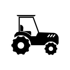 Fototapeta premium Tractor icon design template vector isolated illustration
