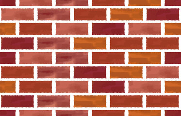 レンガのシームレス壁紙素材