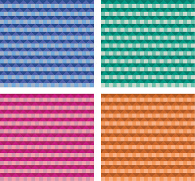 Padr&otilde;es geom&eacute;tricos para diversos usos: backdrop, background, estamparia, papelaria