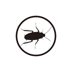 cockroach icon vector illustration sign