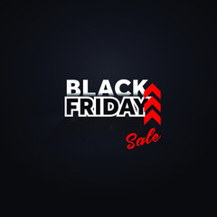 Fototapeta na wymiar Black Friday marketing campaign banner design and illustration