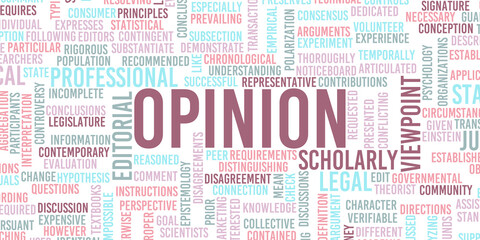 Obraz premium Opinion