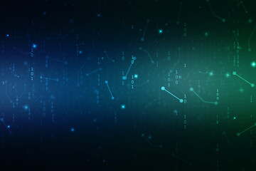 Internet binary data code computing or transmission process, Internet Fiber Optics data Background, Binary Code Background, Digital Abstract technology background