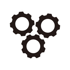 gear icon vector illustration symbol