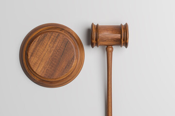 top view garvel on white background, 3d illustration rendering