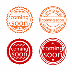 Selection of round promotion stamps