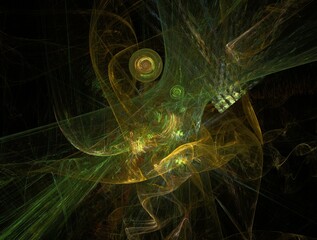 Imaginatory fractal abstract background Image