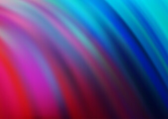 Dark Blue, Red vector template with abstract lines.