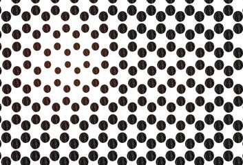 Light red vector background with bubbles.