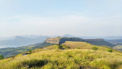 At the top of visapur fort