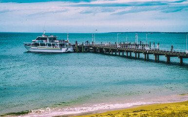 Fototapeta premium Cowes Jetty in Phillip Island, Australia
