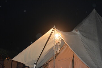 Indian Tent with night view © Feri Prassetio