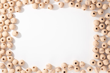 Christmas lottery balls 3D illustration