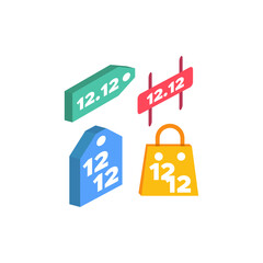 12.12 Mega Sale Gradient Background