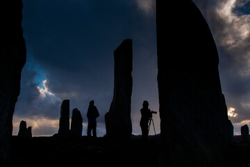 Calanais or Callanish Standing Stones, Lewis and Harris, Outer Hebrides, Scotland