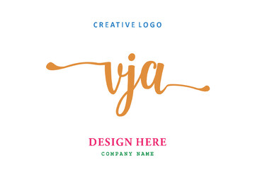 VJA lettering logo is simple, easy to understand and authoritative