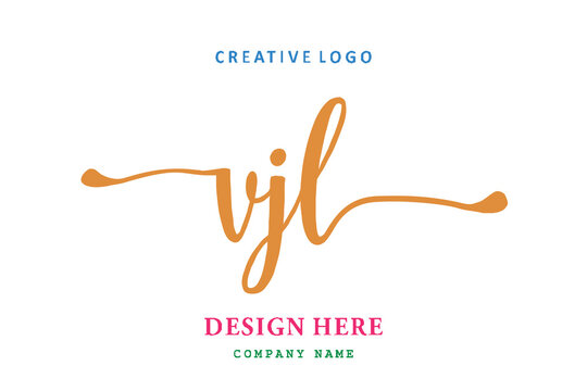 VJL lettering logo is simple, easy to understand and authoritative
