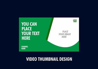 Colorful and unique video thumbnail