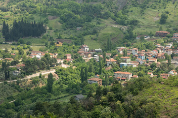 view of the village of Yeni Sölöz, Turkey