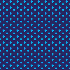 Blue White Hanukkah background, Light Blue dreidel seamless pattern on Blue background