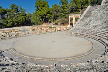 Antikes Theater, Epidaurus, Peloponnes, Argolida, Griechenland