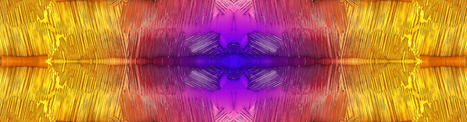 Polarised microscopy kaleidoscopic image of polished alloy with colourful anisotropic micro particles