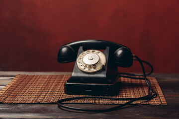 communication antique phone classic retro style technology