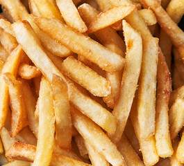  Bunch of french fried potatoes texture