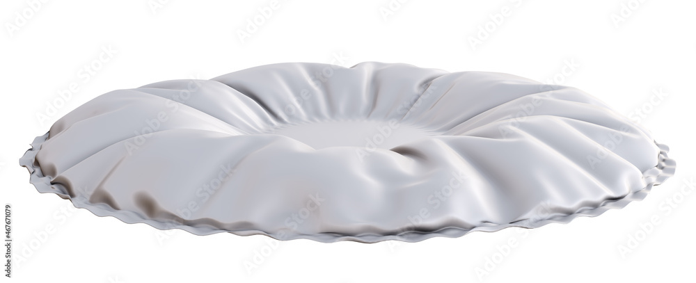 Wall mural white textile pillow with empty space for your object or text