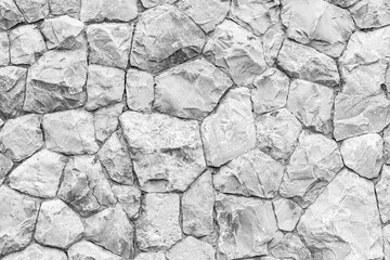 white natural stone wall pattern and background texture