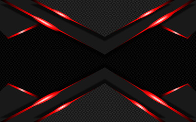 red and black shiny futuristic background