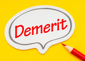 デメリット　Demerit　欠点　不利益