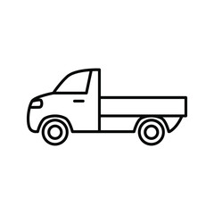 Fototapeta na wymiar Pickup truck icon