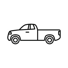 Pickup truck icon
